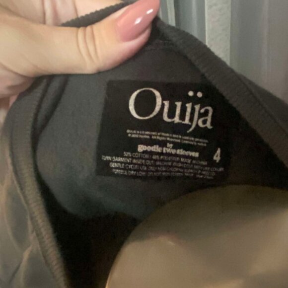 Torrid size 4 (26W) Ouija Board Cozy Fleece Crew Neck Sweatshirt Vintage Black - Picture 7 of 7